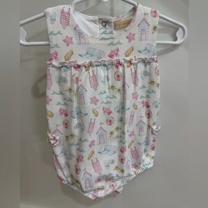 Baby Club Chic Bubble with Beach Print